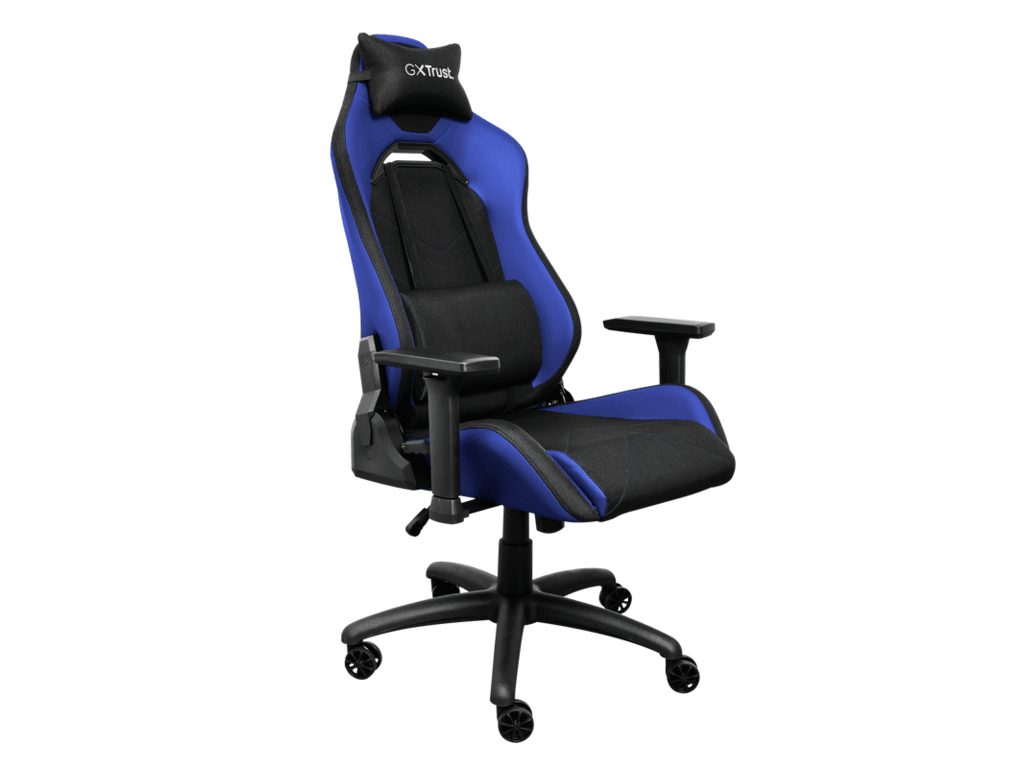 Trust GXT 714B plava gaming stolica RUYA sa ergonomskim naslonom i podesivim rukohvatima