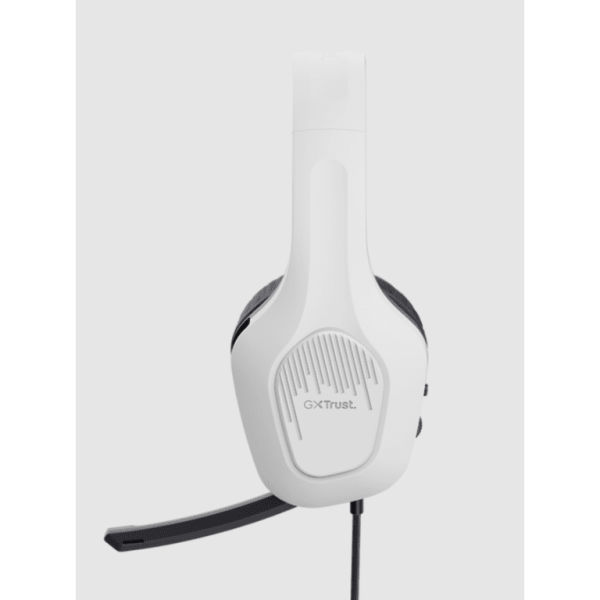 Trust GXT 415W Zirox žičane gaming slušalice over-ear s mikrofonom i bijelim dizajnom
