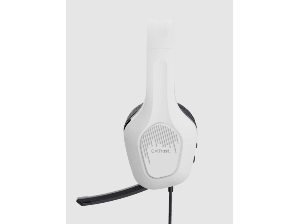 Trust GXT 415W Zirox žičane gaming slušalice over-ear s mikrofonom i bijelim dizajnom