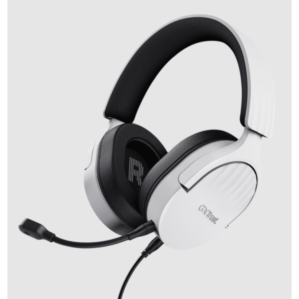 Trust GXT489W FAYZO bijele žičane gaming slušalice over-ear sa odvojivim mikrofonom