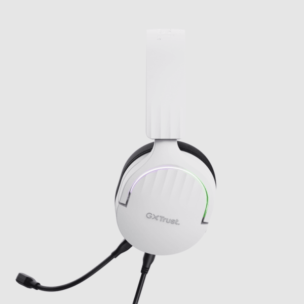 Trust GXT490W FAYZO 7.1 USB 2.0 gaming slušalice bijele boje s odvojivim noise-cancelling mikrofonom