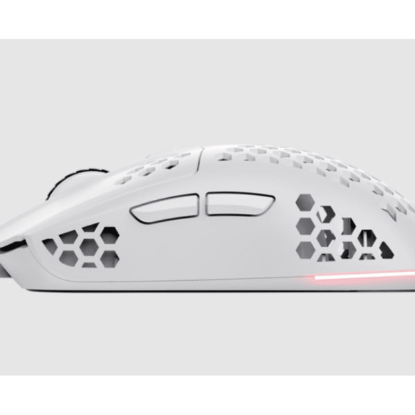 Trust GXT928 Helox RGB gaming miš bijeli ultra lagani žičani