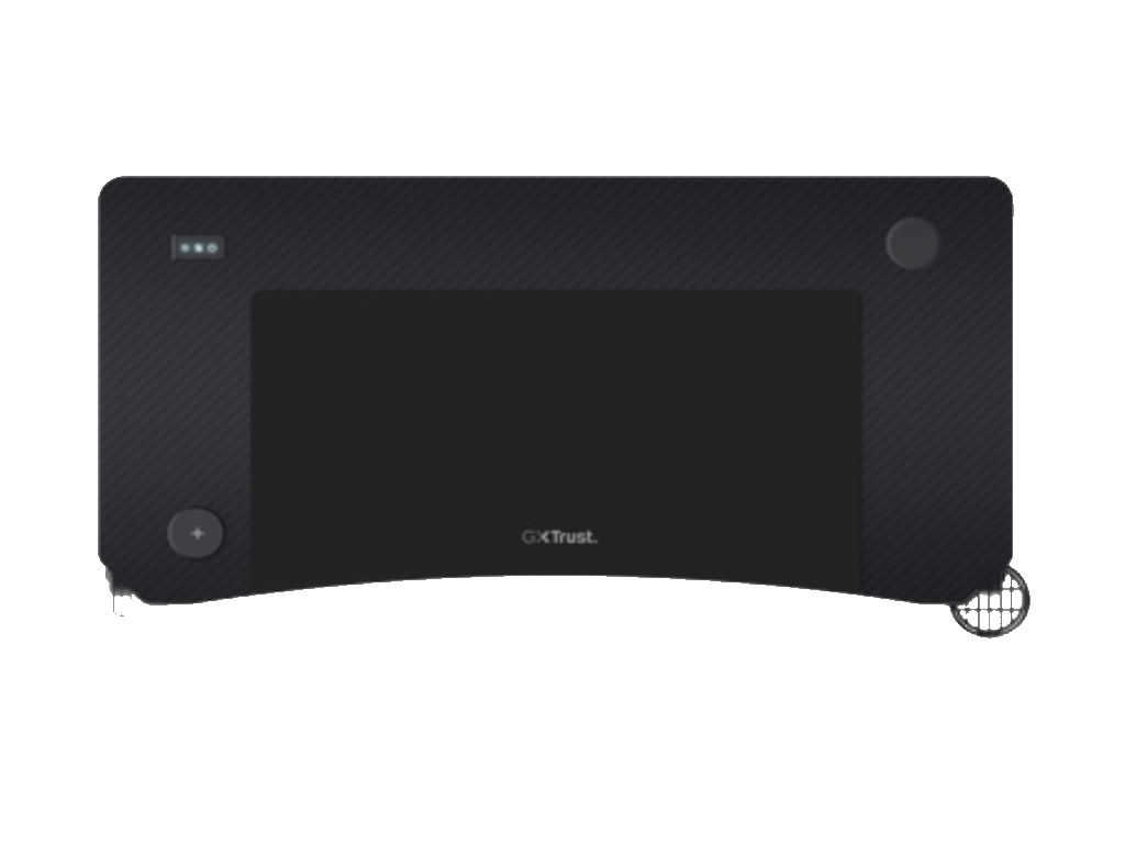 Trust GXT710 Luminus Pro crni RGB gaming sto sa wireless punjačem