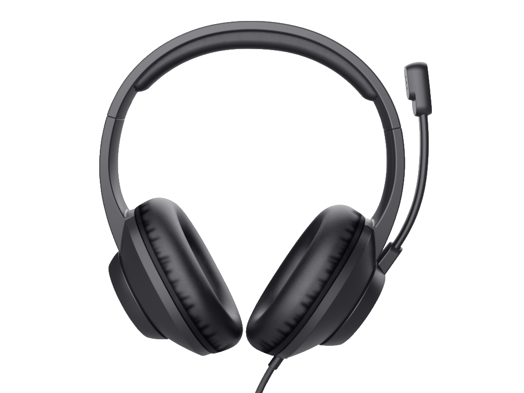 Trust Ayda Max over-head žičane slušalice crne boje s 3.5 mm stereo priključkom