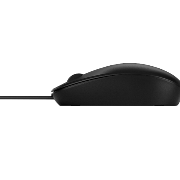 HP 125 Wired Mouse žičani miš na bijeloj pozadini