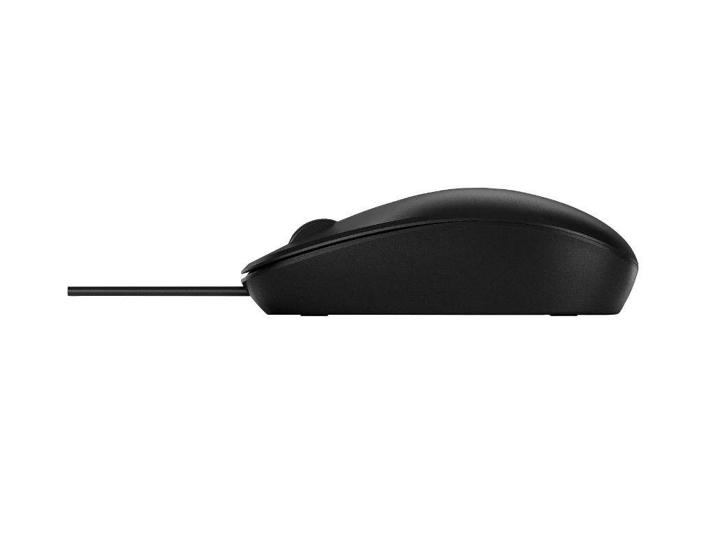 HP 125 Wired Mouse žičani miš na bijeloj pozadini