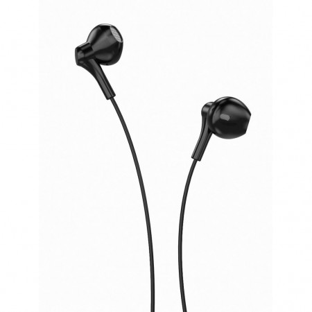 XO In-Ear slušalice sa mikrofonom EP39 Black, žičane, crne boje