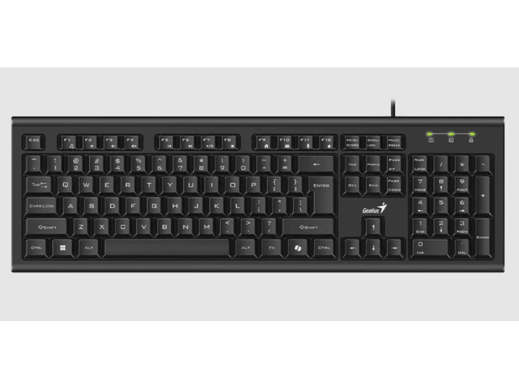 Genius KB-113 žičana tastatura crne boje sa USB kablom