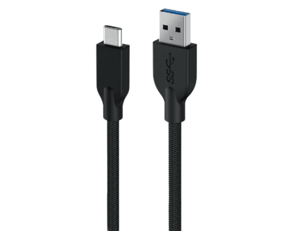 Genius ACC-A2CC-3A crni pleteni USB-A/USB-C kabl dužine 1.5 metara