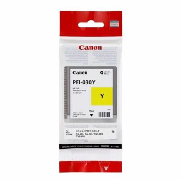 Canon tinta PFI-030 Yellow originalna patrona za inkjet štampač