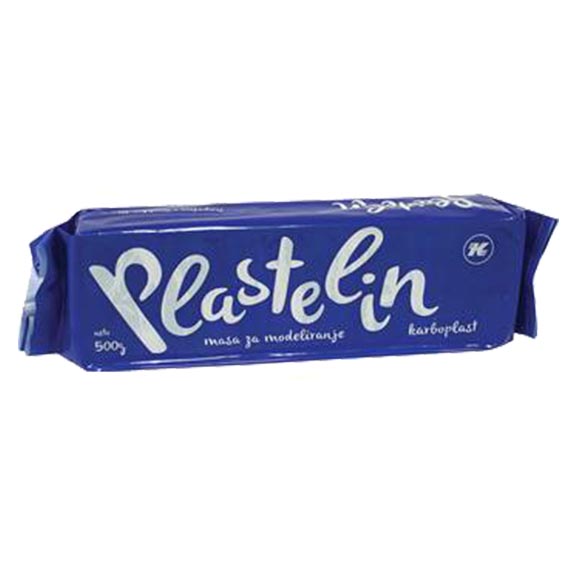 Plavi EK plastelin od 500 grama za modelovanje