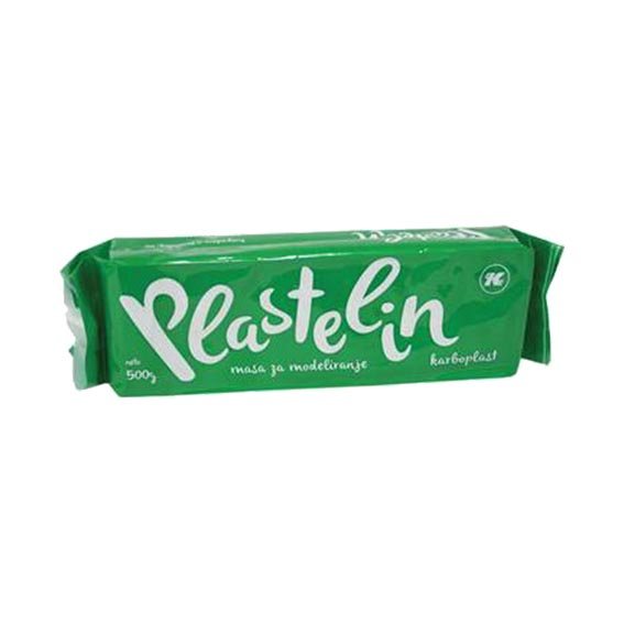 Zeleni EK Plastelin 500g masa za modelovanje