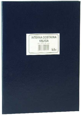 VI interna dostavna knjiga RS tvrdi uvez 80 listova