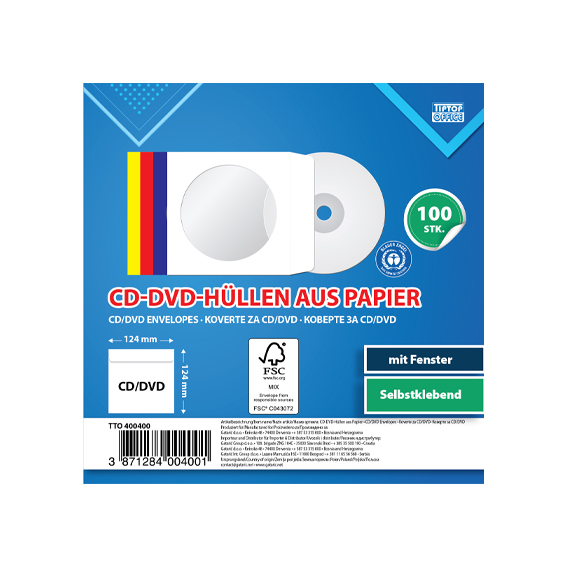 TTO Omot za CD 1/100 Boja
