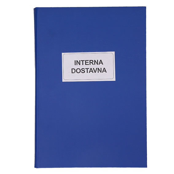 VI Interna dostavna knjiga FBiH tvrdi uvez 100 listova