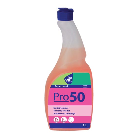 TTC PRO50 1L kiselo sredstvo za čišćenje kamenca i rđe u sanitarnim čvorovima