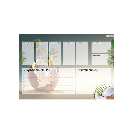 TTS stona mapa 48x33 Coconut sa motivom kokosa
