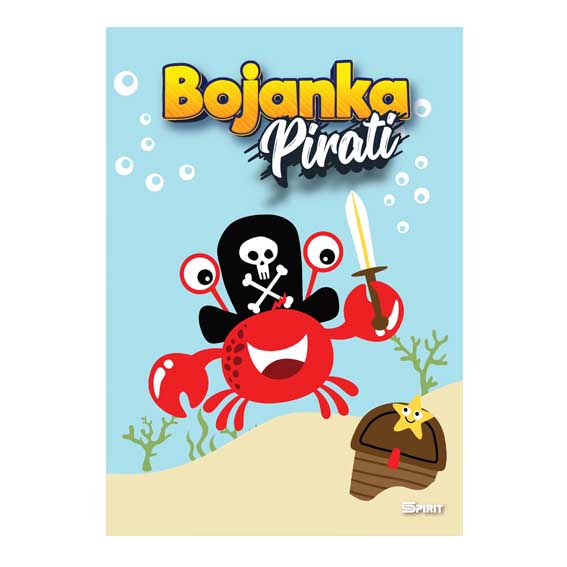 TTS Bojanka Pirati za djecu – korice s motivima pirata, dimenzija 210x296mm