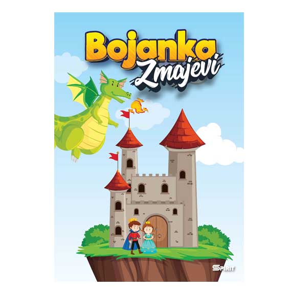 TTS Bojanka Zmajev za djecu s motivima zmajeva, dimenzija 210x296mm