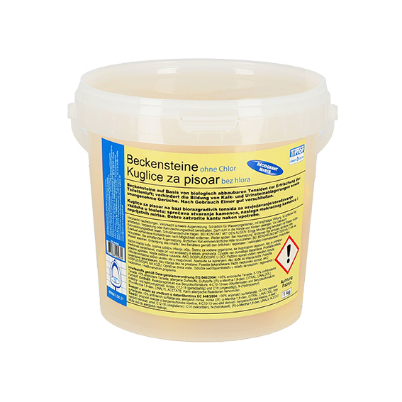TTC kuglice za pisoar 1kg Citrus u plastičnoj kanti