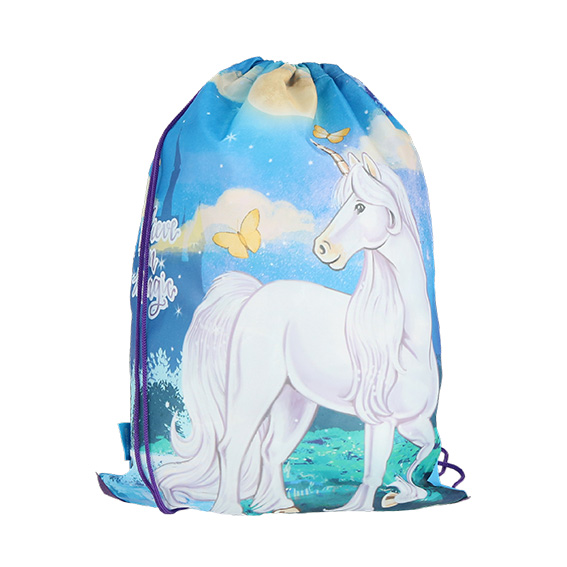 TTS Sport torba Einhorn sa motivom Believe in Magic, siva, 33x47 cm