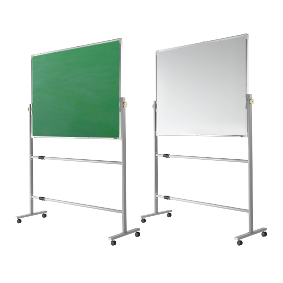 Magnetna zelena tabla 120x120cm na rotirajućem postolju s aluminijskim okvirom