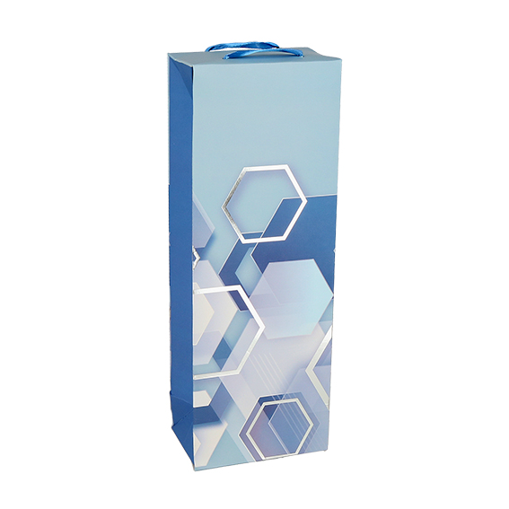 SE Vrećica Box Piće Blue - elegantna kartonska vrećica plave boje