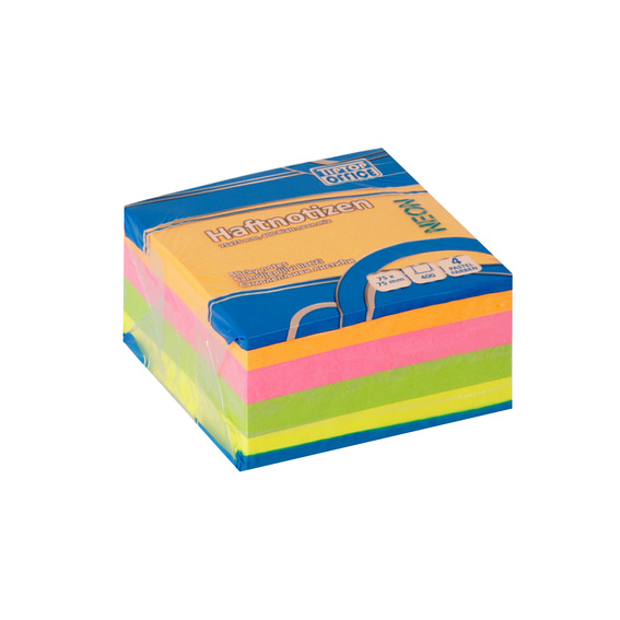 TTO Sam Blok Neon 75x75 400L univerzalni samolepljivi blokići u neonskim bojama