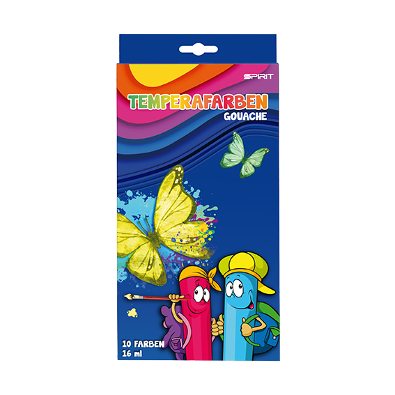 TTS Tempera 10/1 16ml set od 10 boja u kartonskom pakovanju
