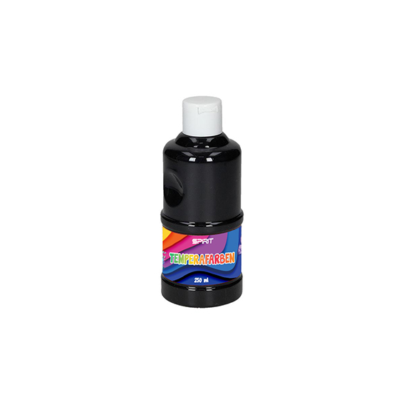 TTS Tempera 250ml Crna u PVC tubi