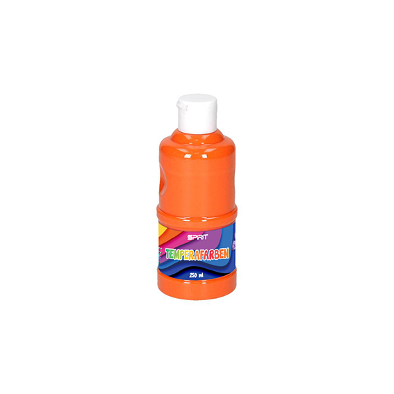 TTS Tempera 250ml u narandžastoj boji u PVC tubi