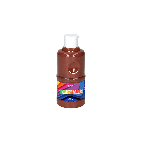 TTS Tempera 250ml smeđa boja u PVC tubi