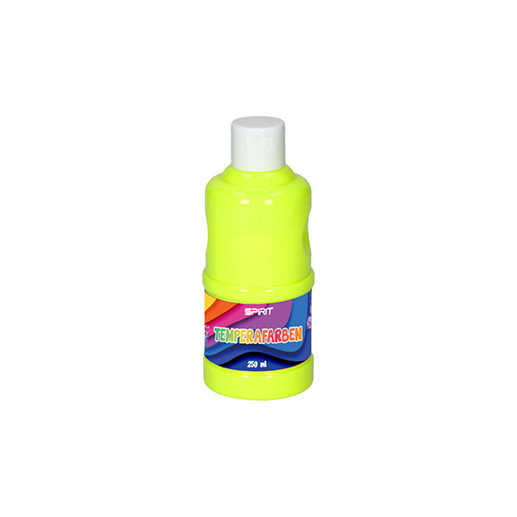 TTS Tempera 250ml Neon žuta u PVC tubi