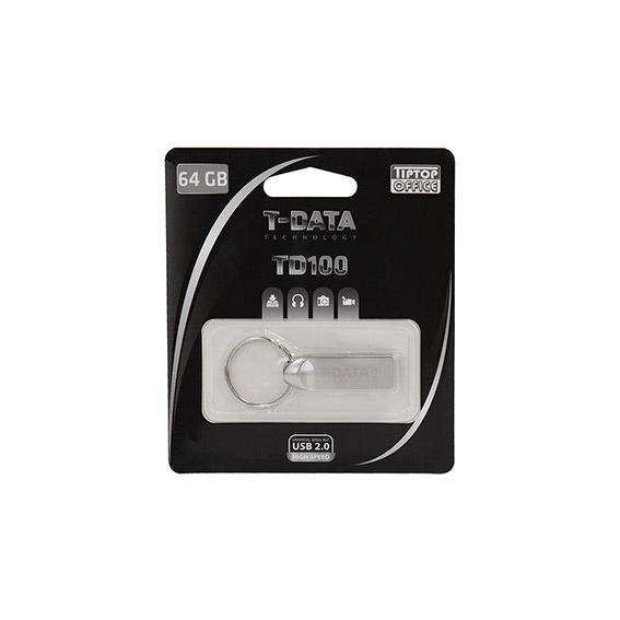 TTO USB Flash Drive 64GB TD100 srebrne boje