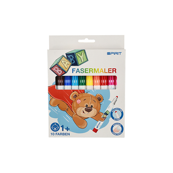 TTS Flomaster 10/1 Baby set od 10 vodenih flomastera u šarenim bojama