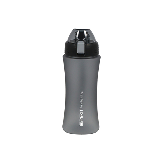 TTS flaša za piće SPORT 500ml crne boje sa preklopivom slamkom