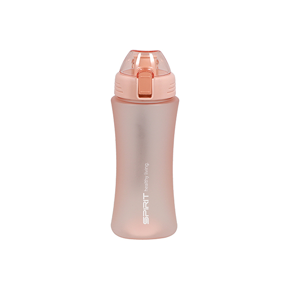 TTS Sport flaša za piće od 500ml sa plavim poklopcem i preklopivom slamkom