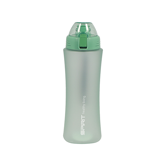 TTS flaša za piće SPORT 660ml sa preklopivom slamkom, prozirna plastična boca
