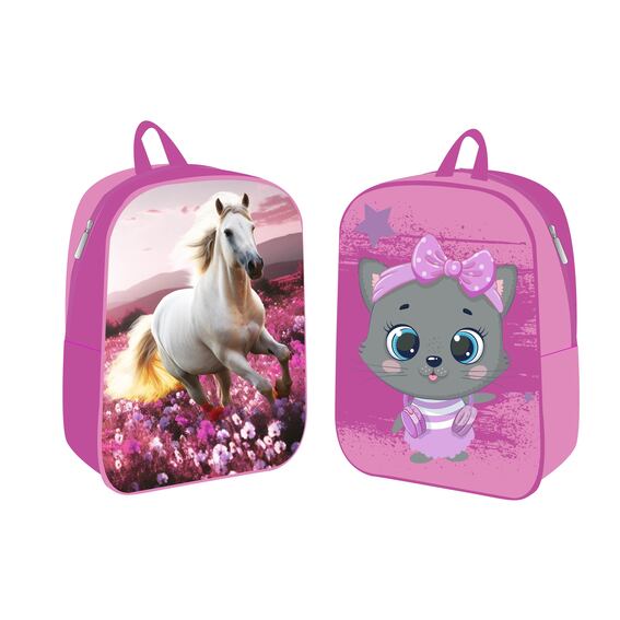 TTS ruksak UN-DU Horse-Kitty 25 s dvostrukim dizajnom za malu djecu