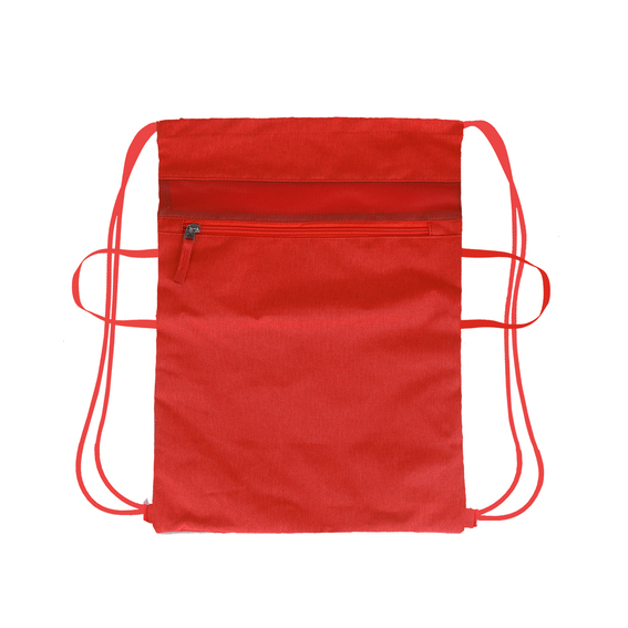 TTS Sport torba STREET 36/25, siva sportska torba od poliestera s prednjim pretincem i patent zatvaračem