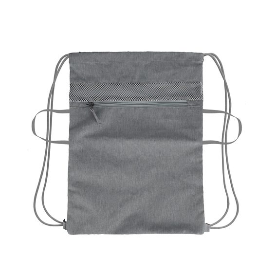 TTS Sport torba STREET 37/25 od crnog poliestera s prednjim pretincem