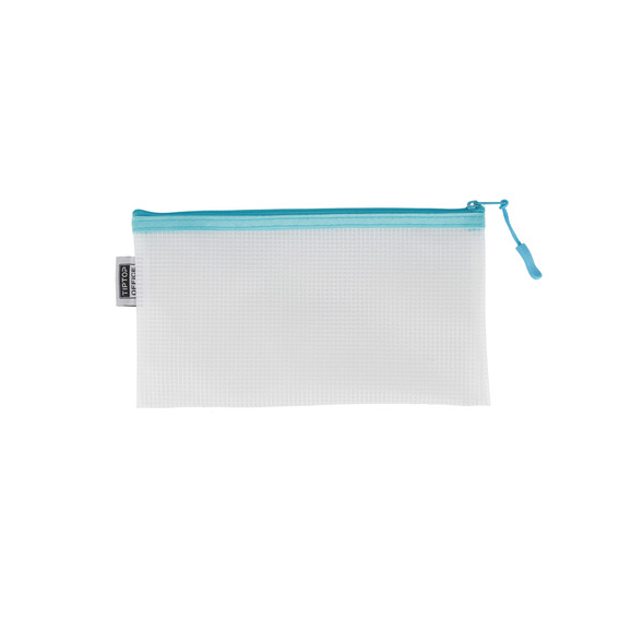 TTO PVC fascikla sa zip zatvaračem DL Mesh formata, prozirna, dimenzija 235x115mm