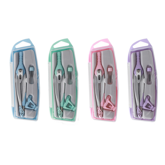 TTS Šestar HELUX 3D set od 4 pastel boje u PVC kutiji s adapterom i minama