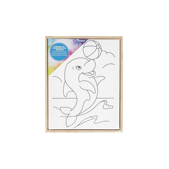 TTS slikarsko platno sa printom dimenzija 18x24 cm, spremno za slikanje