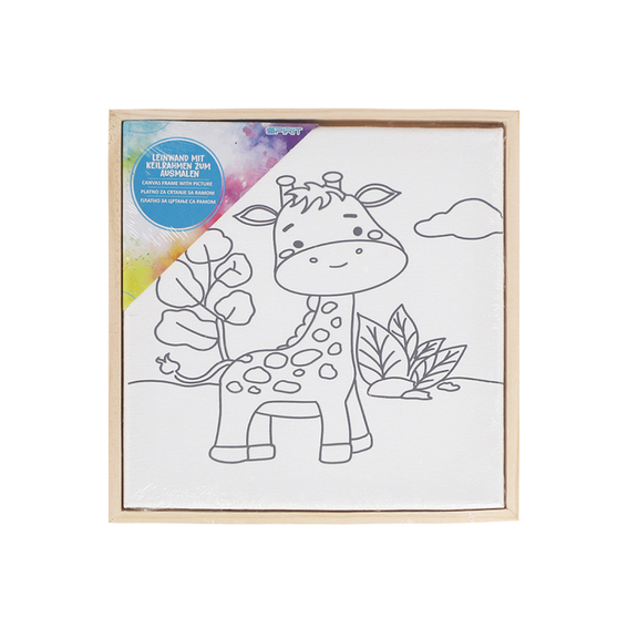 TTS platno sa printom za slikanje 30x30cm na drvenom okviru