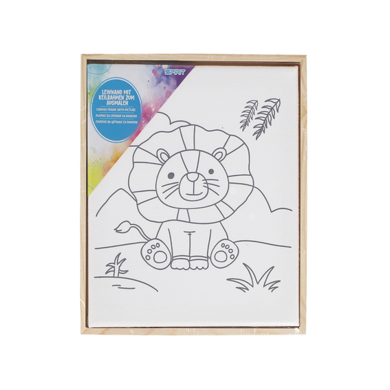 TTS slikarsko platno sa printom dimenzija 30x40cm, bijelo platno na čvrstom okviru