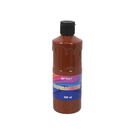 TTS Tempera 500ml smeđa boja u PVC tubi