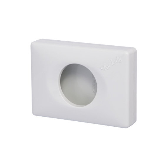 TTC držač higijenskih vrećica bijele boje dimenzija 135x95x25 mm