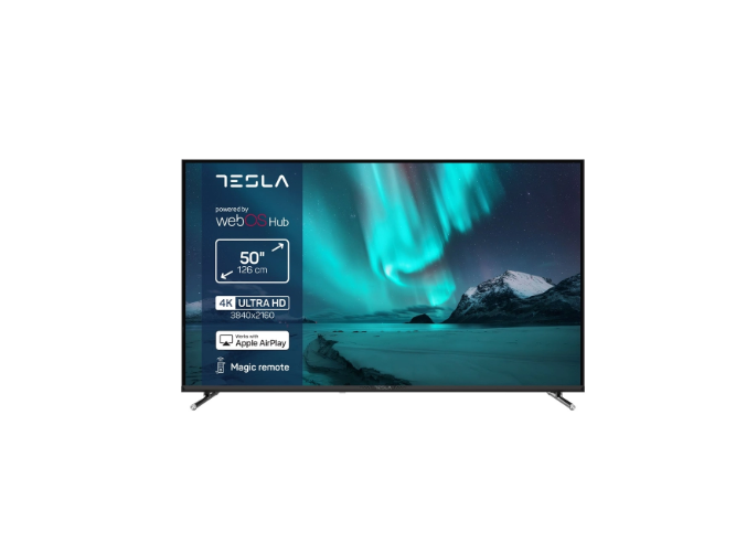 TESLA TV 50E655BUW 4K WebOS5           Miracast-AirPlay           Magic Remote