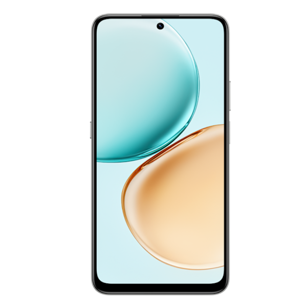 HONOR X7d 6+128 Silver smartphone with 6500 mAh battery and 108 MP camera